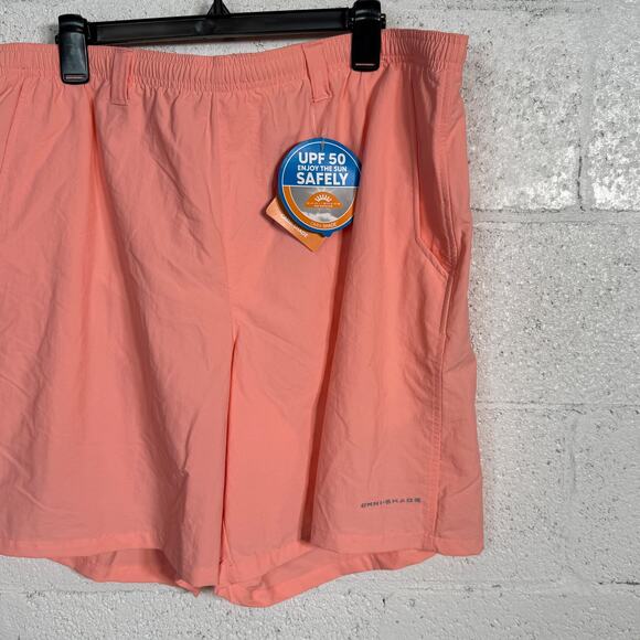 Columbia Men's 8" Back Cast III Upf 50 Water Short Sorbet, XL - Picture 2 of 6